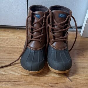 Sperry Dark Brown and Black Boots